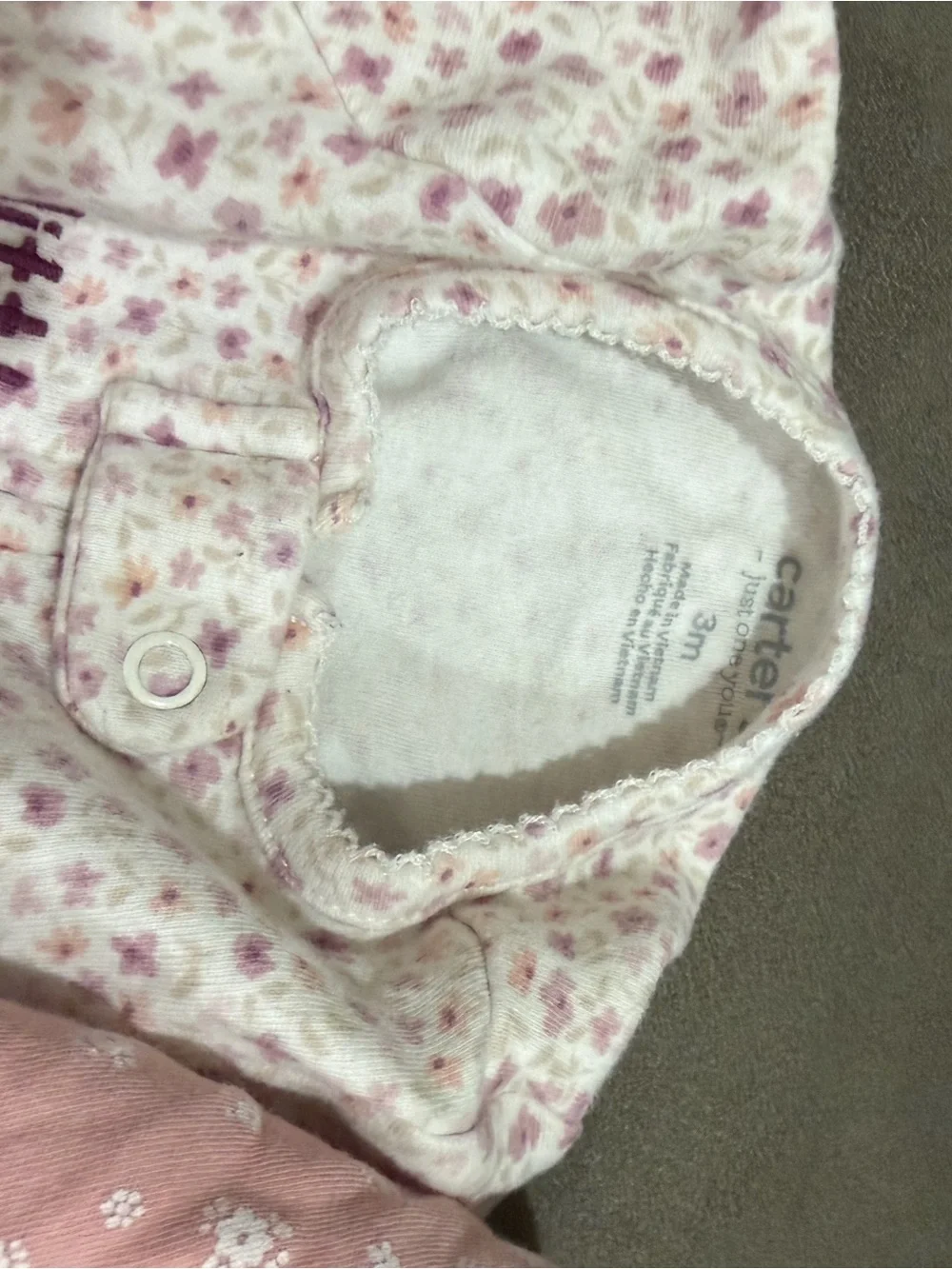 Carter's Pink Floral 